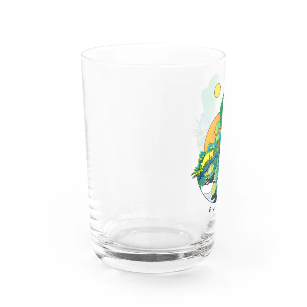 フラバの地球 Water Glass :left