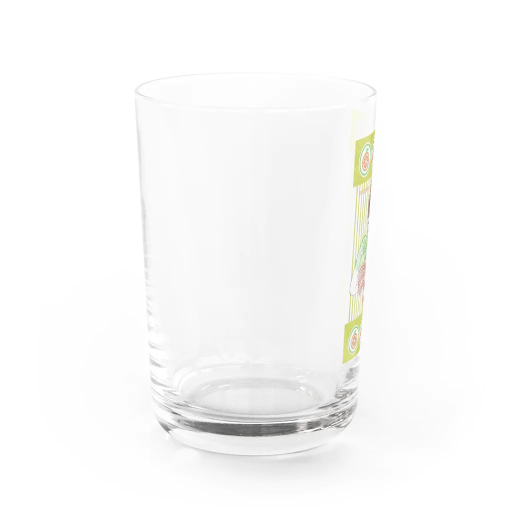 パライゾマートのフルーツ飴三姉妹 オレンジ Water Glass :left