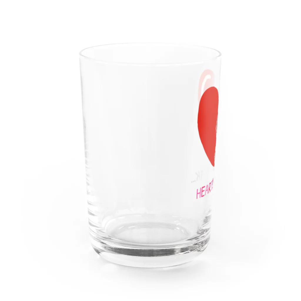 PaP➡︎Poco.a.Pocoのハートブレイク Water Glass :left