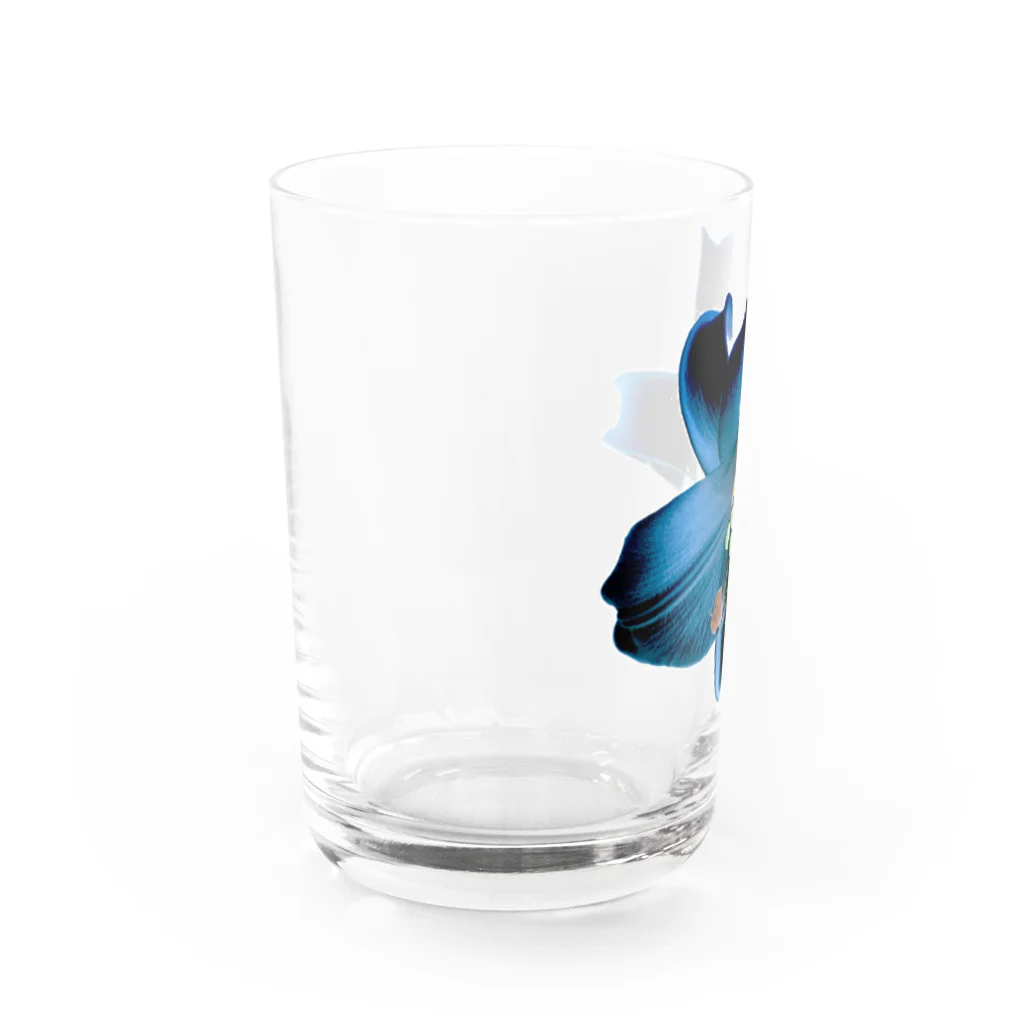 でおきしりぼ子の実験室のLily (Denim Colour) Water Glass :left