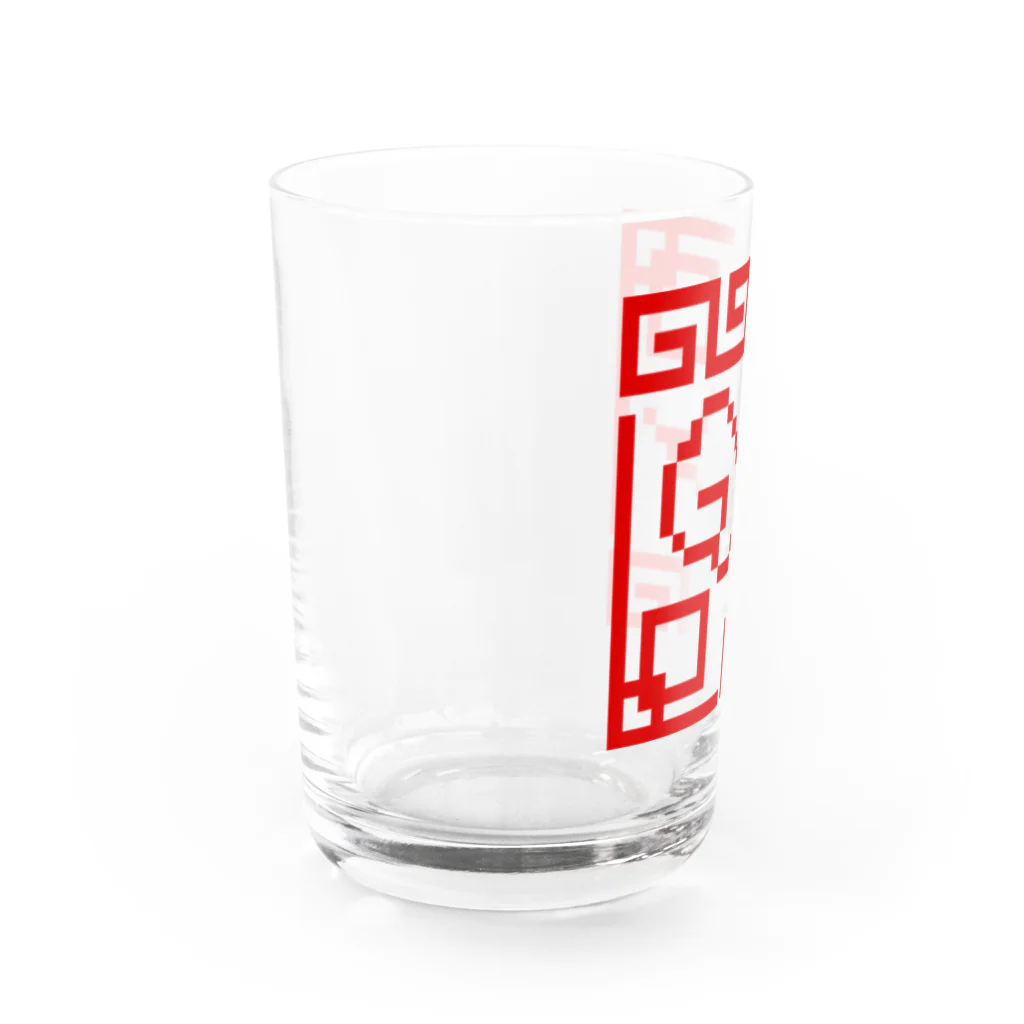 multiのチャイナ風 雲 ドット絵 Water Glass :left