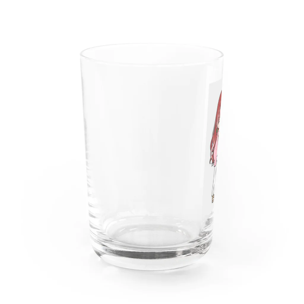 R-tanj-tanの可愛い女の子🎀♀コギャルちゃん Water Glass :left