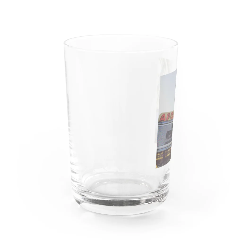 ニューヨークのアポロシアター Water Glass :left