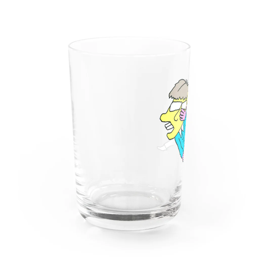 RHYTHMjackの向こう側のにしみっちゃんのとしくん Water Glass :left