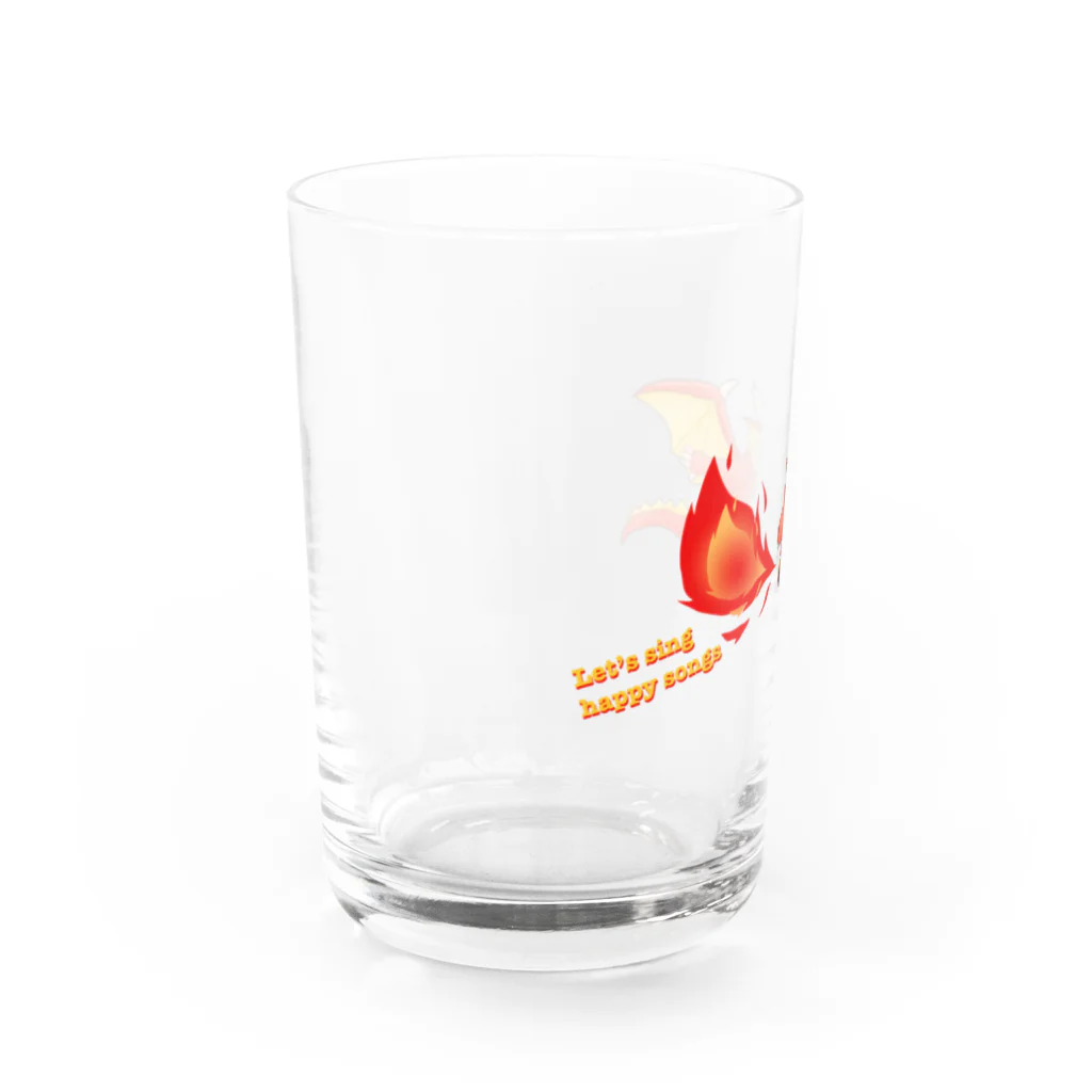 竜の工房・翔 -SUZURI SHOP-のSinging Dragon Water Glass :left