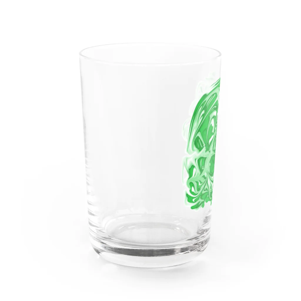 謎モノ店のとけたキャベツ Water Glass :left