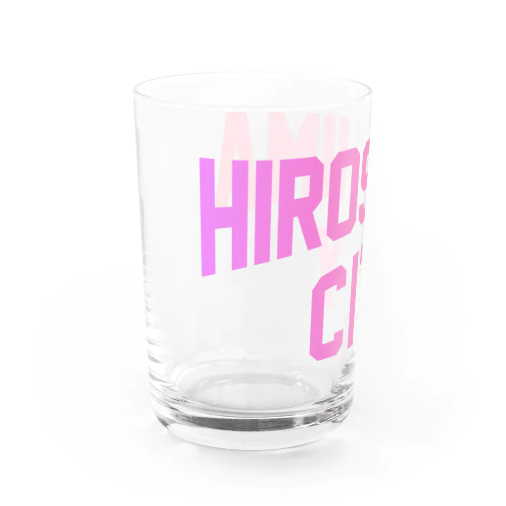 JIMOTOE Wear Local Japanの広島市 HIROSHIMA CITY Water Glass :left