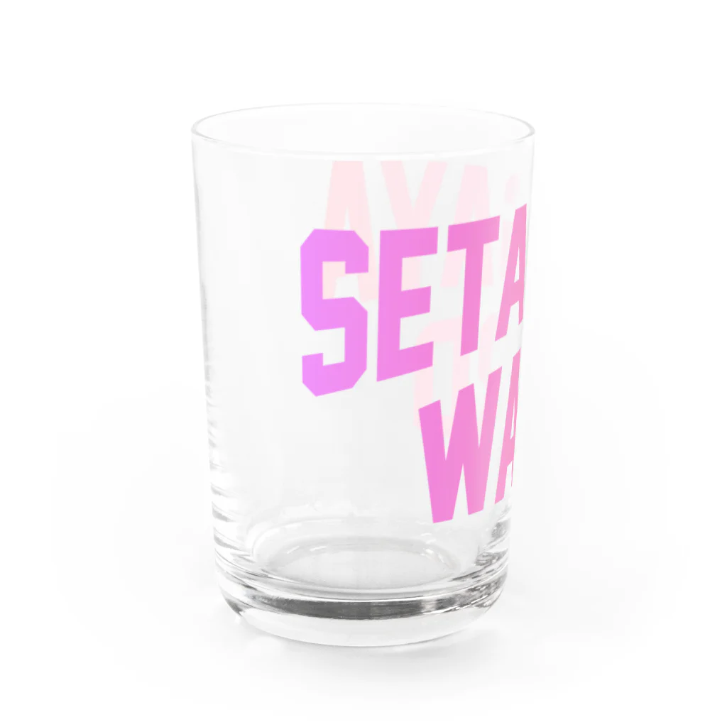 JIMOTO Wear Local Japanの世田谷区 SETAGAYA WARD Water Glass :left