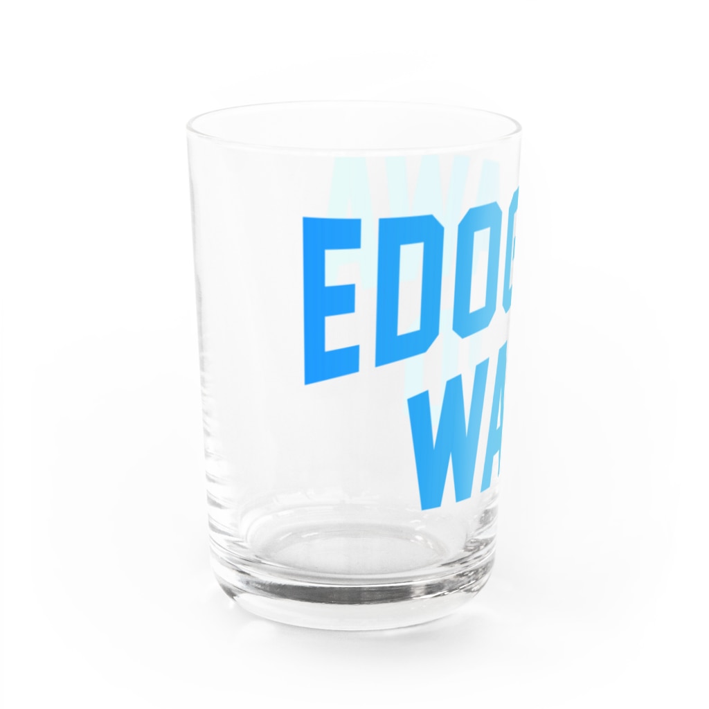 JIMOTO Wear Local Japanの 江戸川区 EDOGAWA WARD Water Glass :left