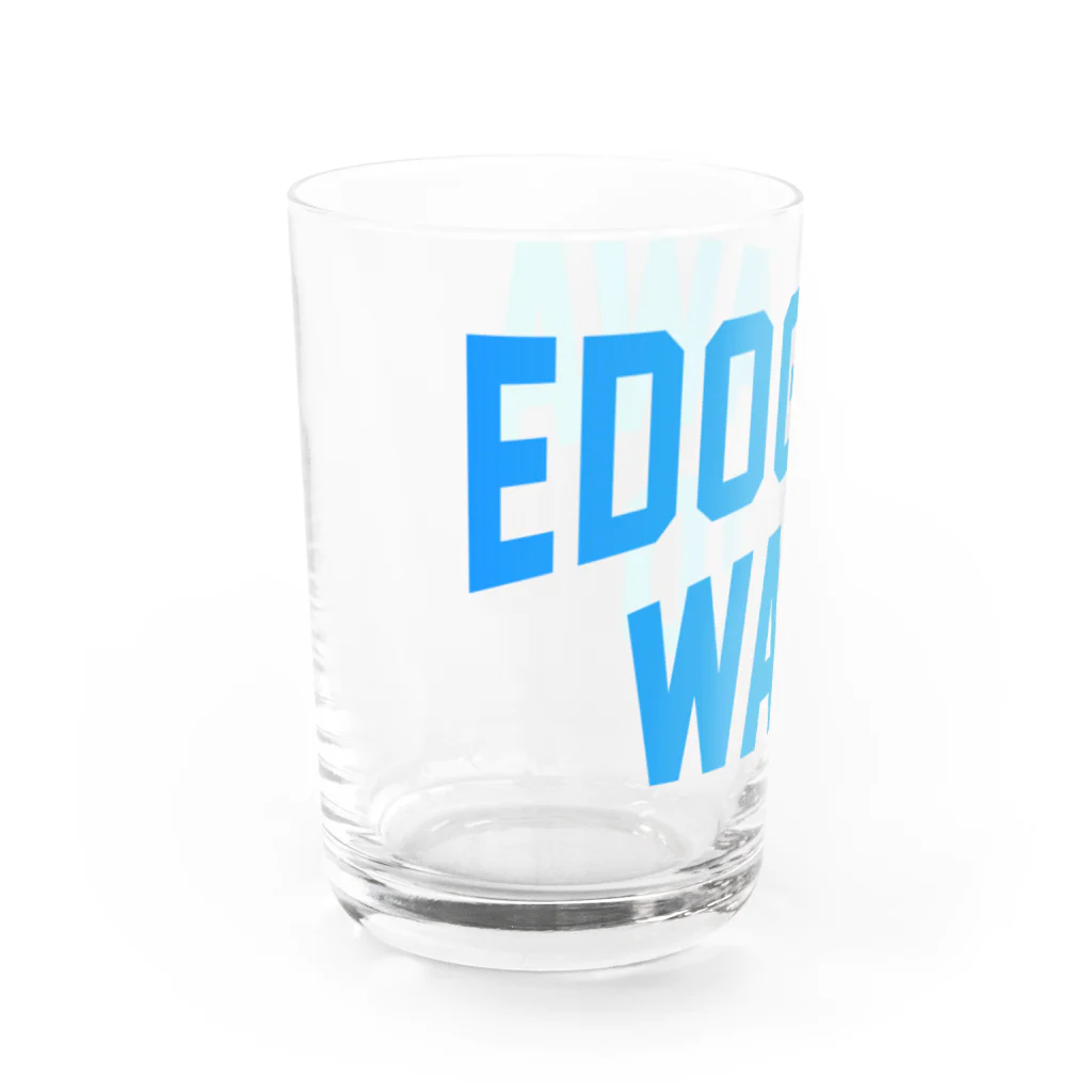 JIMOTO Wear Local Japanの 江戸川区 EDOGAWA WARD Water Glass :left