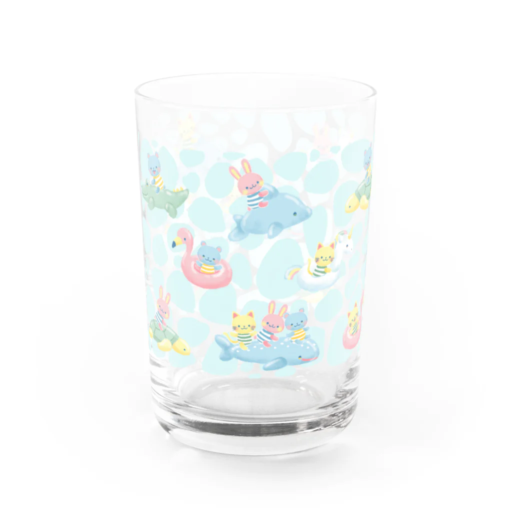 すずきいときちのうきうきわプール Water Glass :left