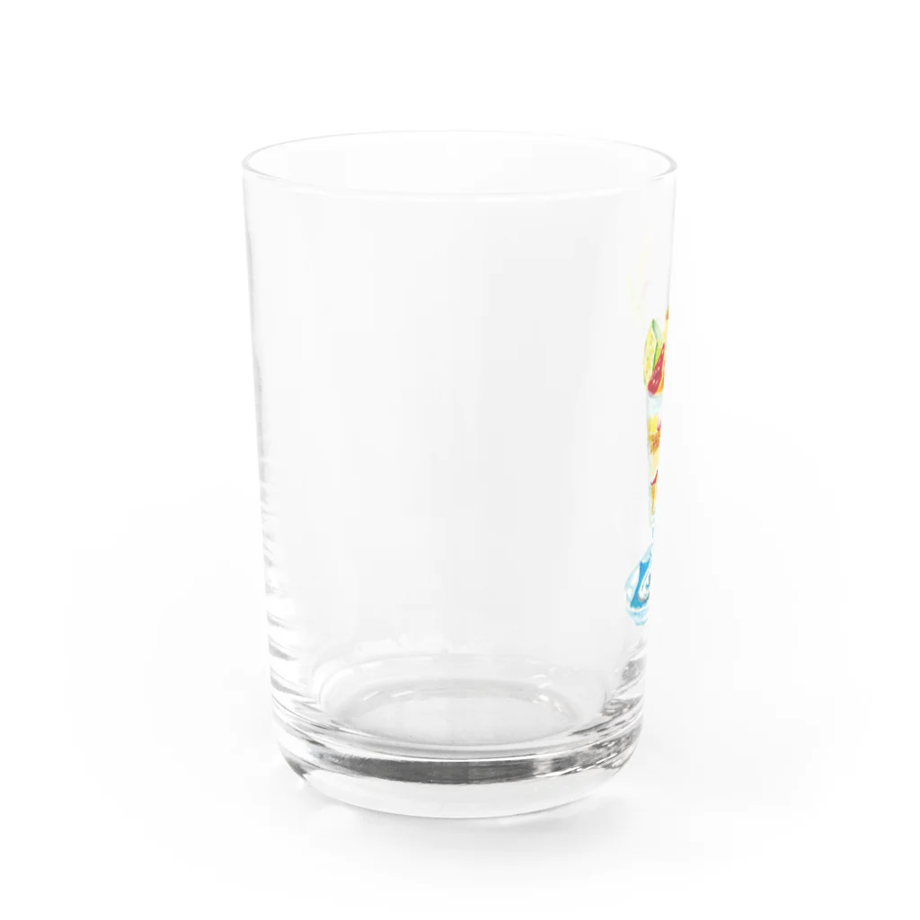 スタジオおやつのパフェ Water Glass :left