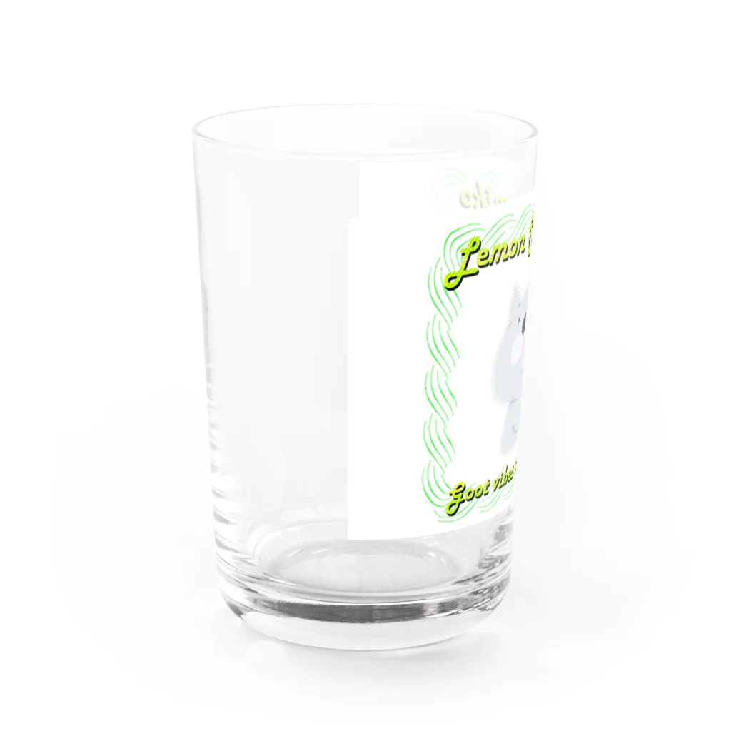 MI-KO KAWAII SAIKYOUのレモンサワーミーコのグラス Water Glass :left