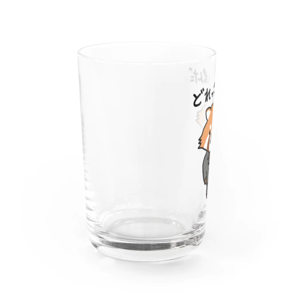 旅々PHOTOのどれっさーぱんだ Water Glass :left