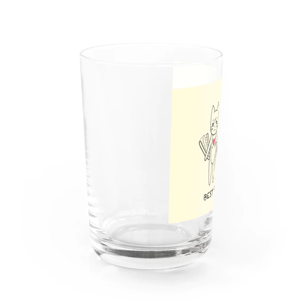 猫の隠れ家のベストフレンド Water Glass :left