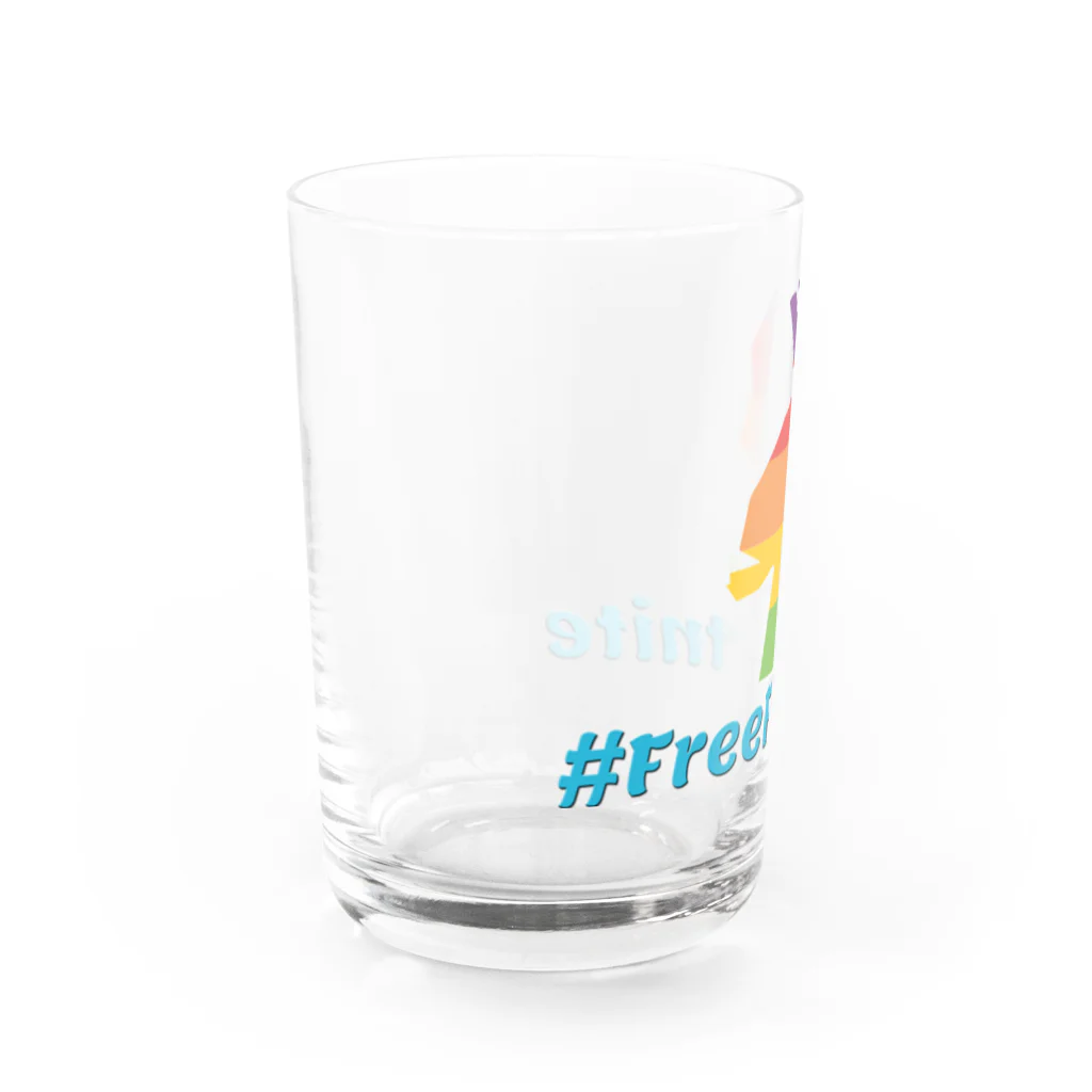 Cartoon☆style☆Fortniteの#FreeFortnite　フォートナイト【公式許可あり】ラマらま Water Glass :left