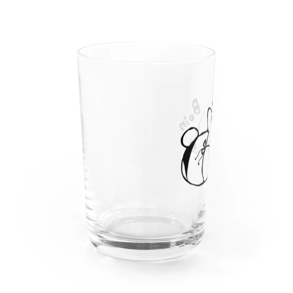 Yの字うさぎのBoinうさぱい Water Glass :left