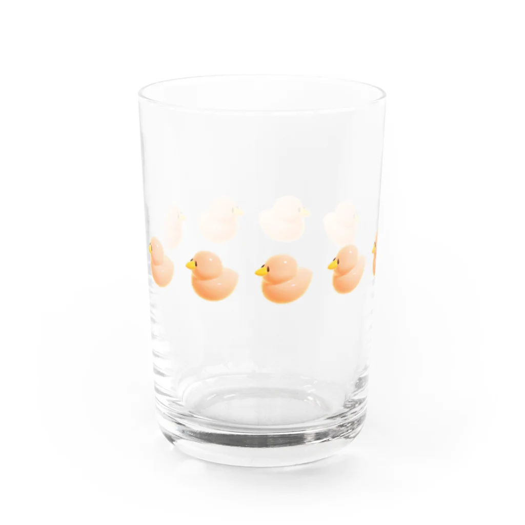 ✧˖°◝˖✧まんまるピヨ吉˖✧◝˖✧。のぴよっち Water Glass :left