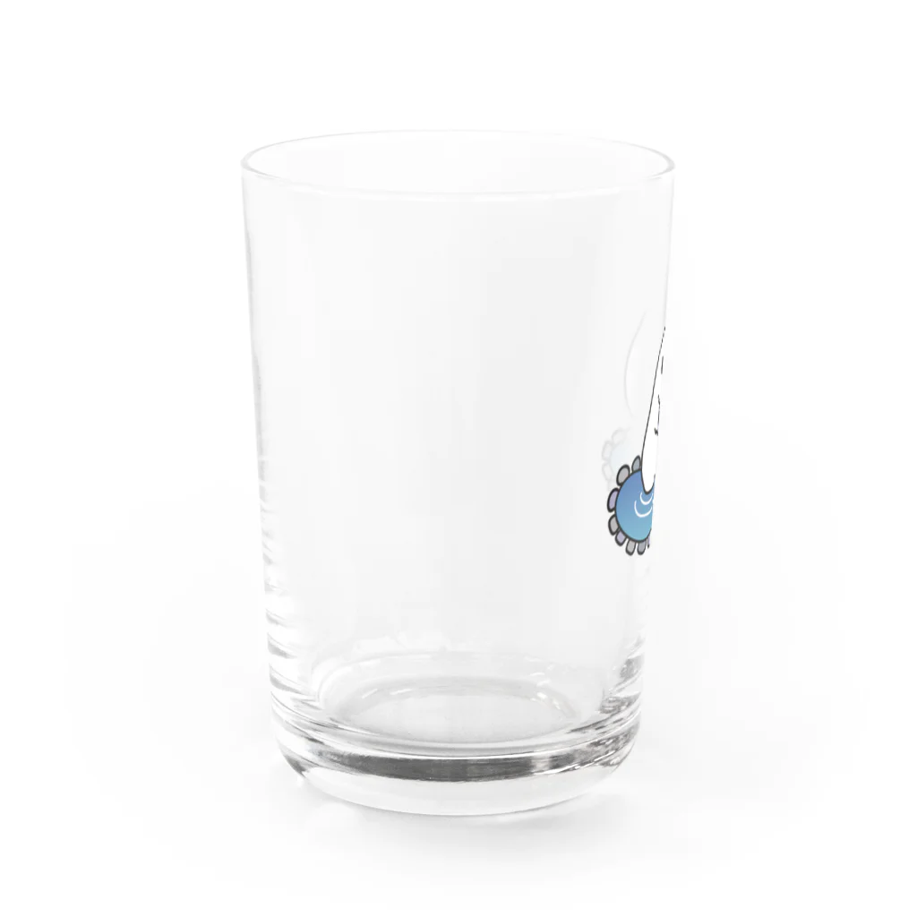 POYUPOYUの石ころポユ君ーデュモルチェライトインクォーツ版 Water Glass :left