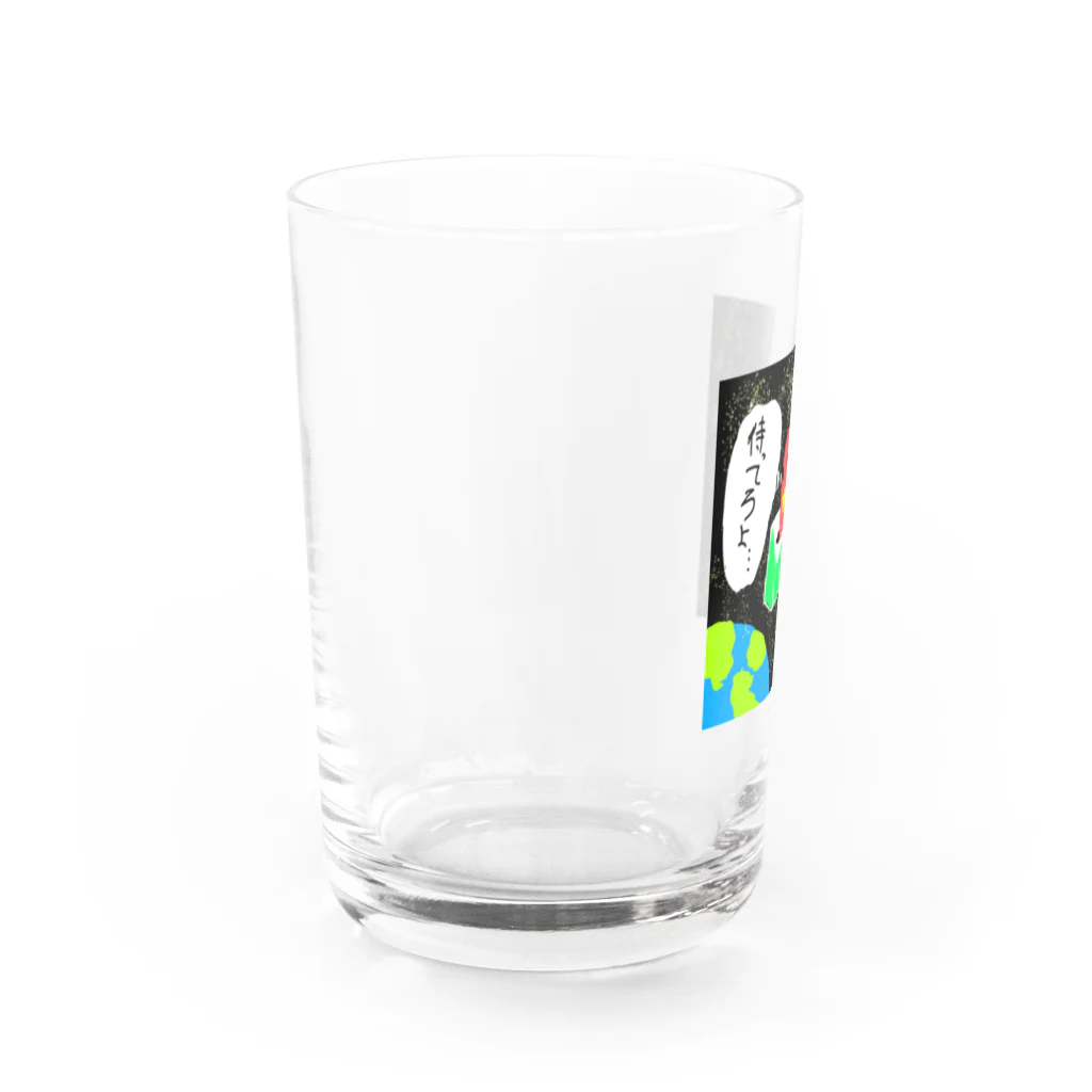 yzzのコザクラインコのさあちゃん「待ってろよ…」 Water Glass :left