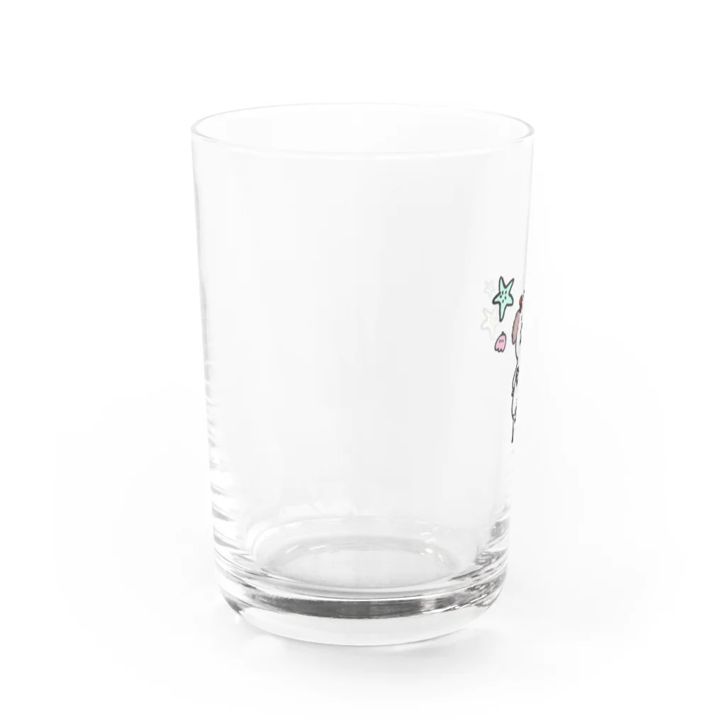 -pon-のぽよしーずー貝ビキニ Water Glass :left