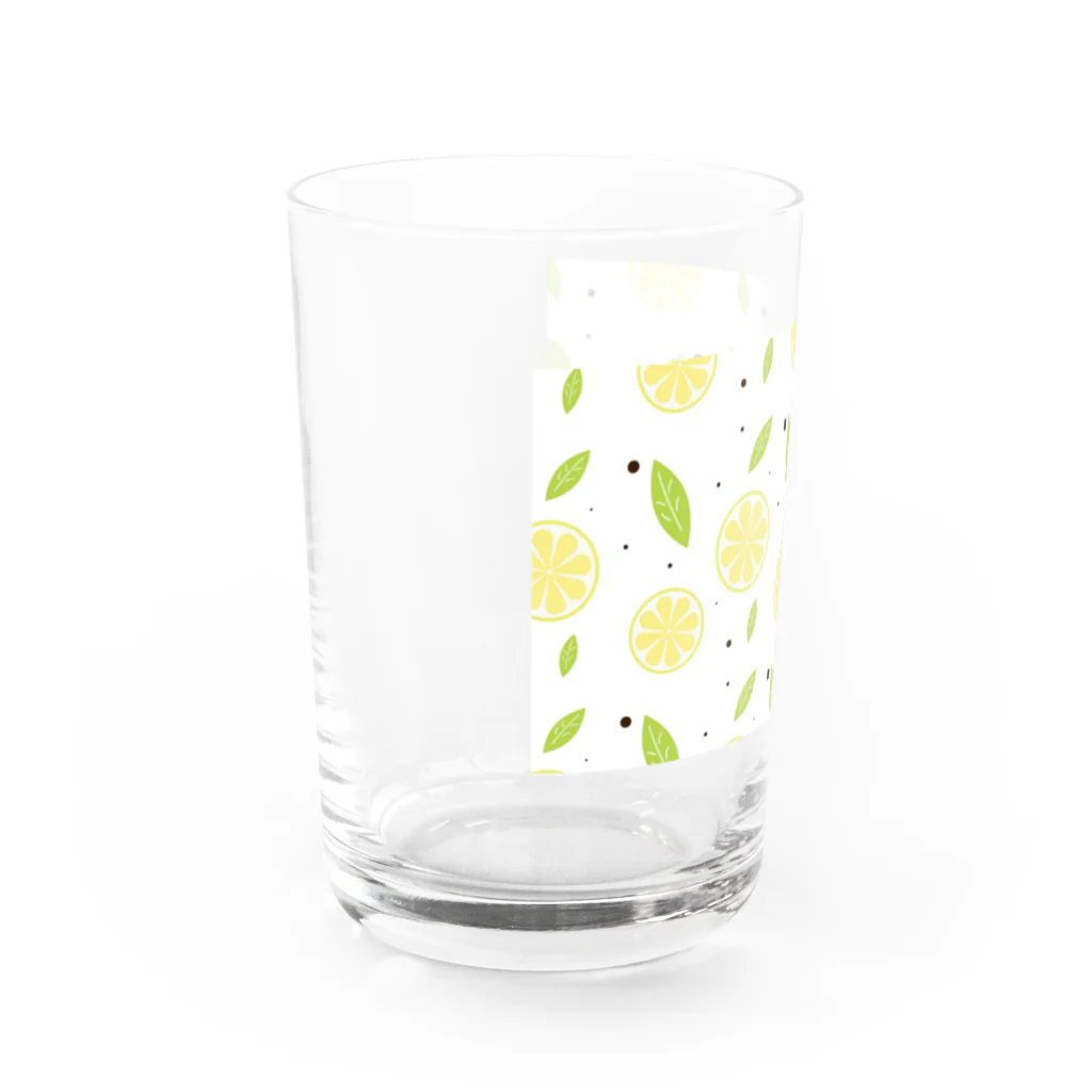 milkteaのれもん Water Glass :left