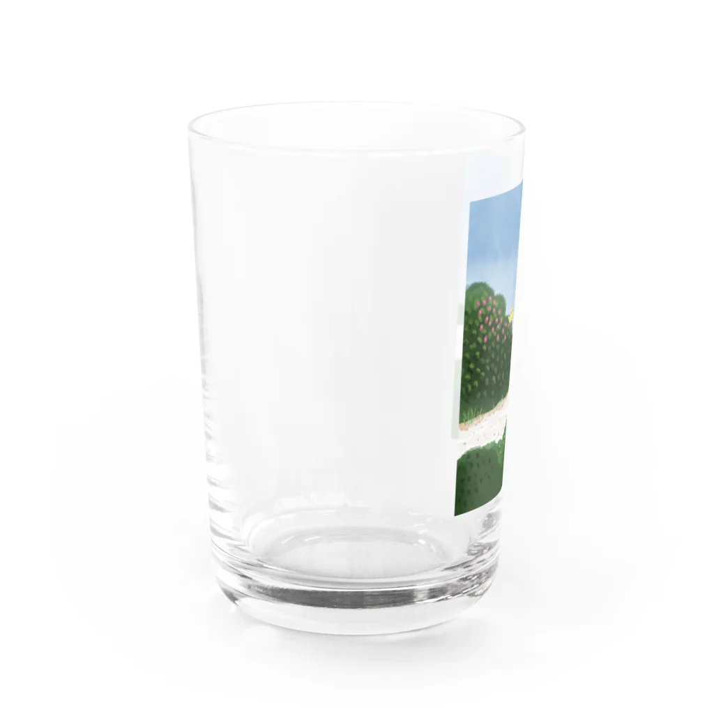 うさぎのラビーのお店の森へかえる Water Glass :left