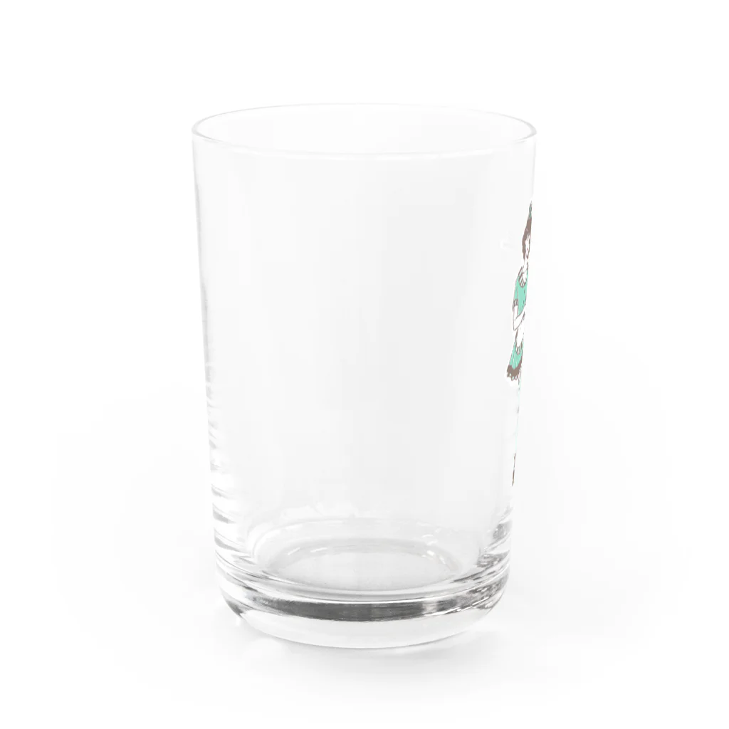 chocomiのチョコミントガール Water Glass :left