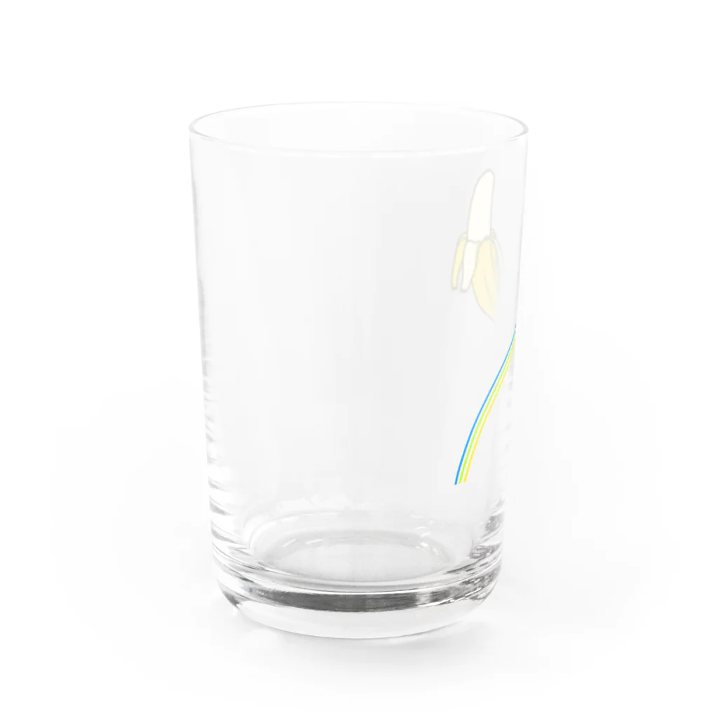 ぽんの飛んでったばななだよ Water Glass :left