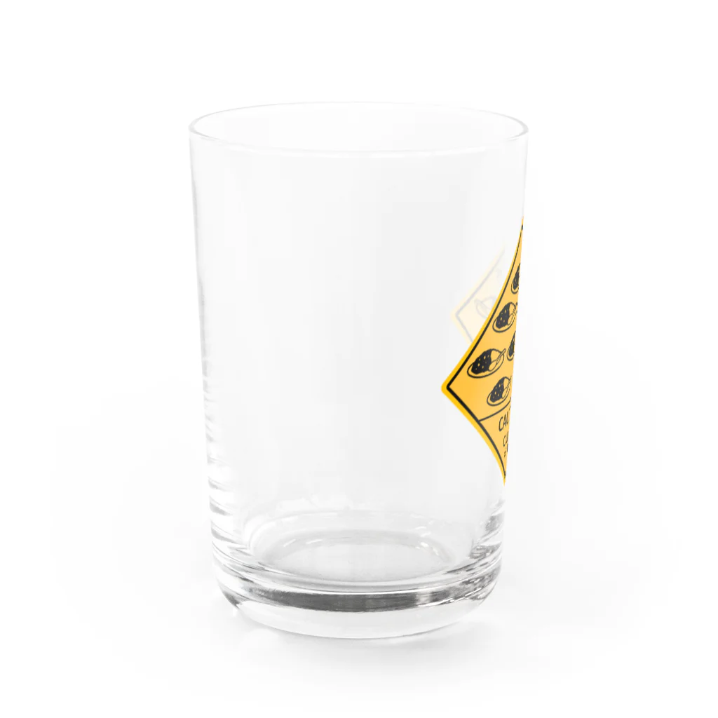 たろちゃんショップのカレー×100文豪シリーズ Water Glass :left