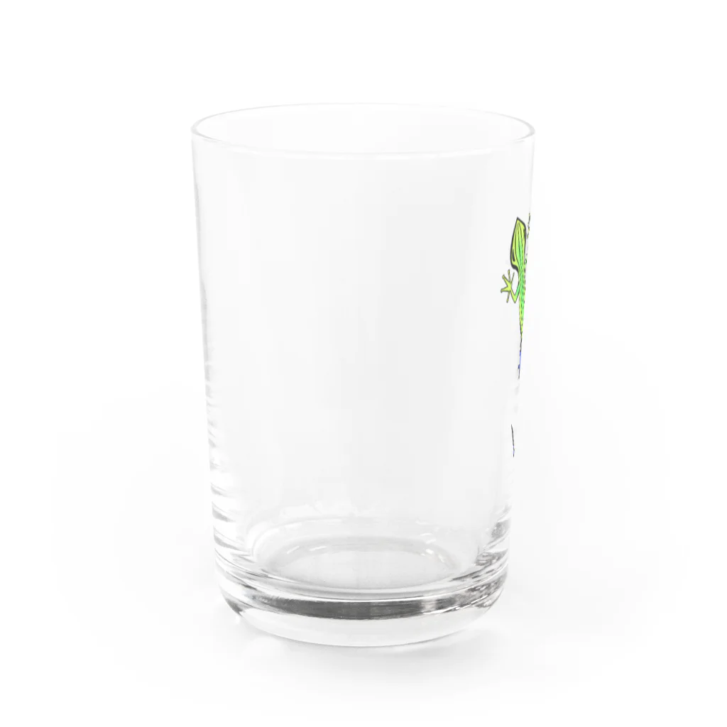 ぱくちのお店のトカゲくん Water Glass :left