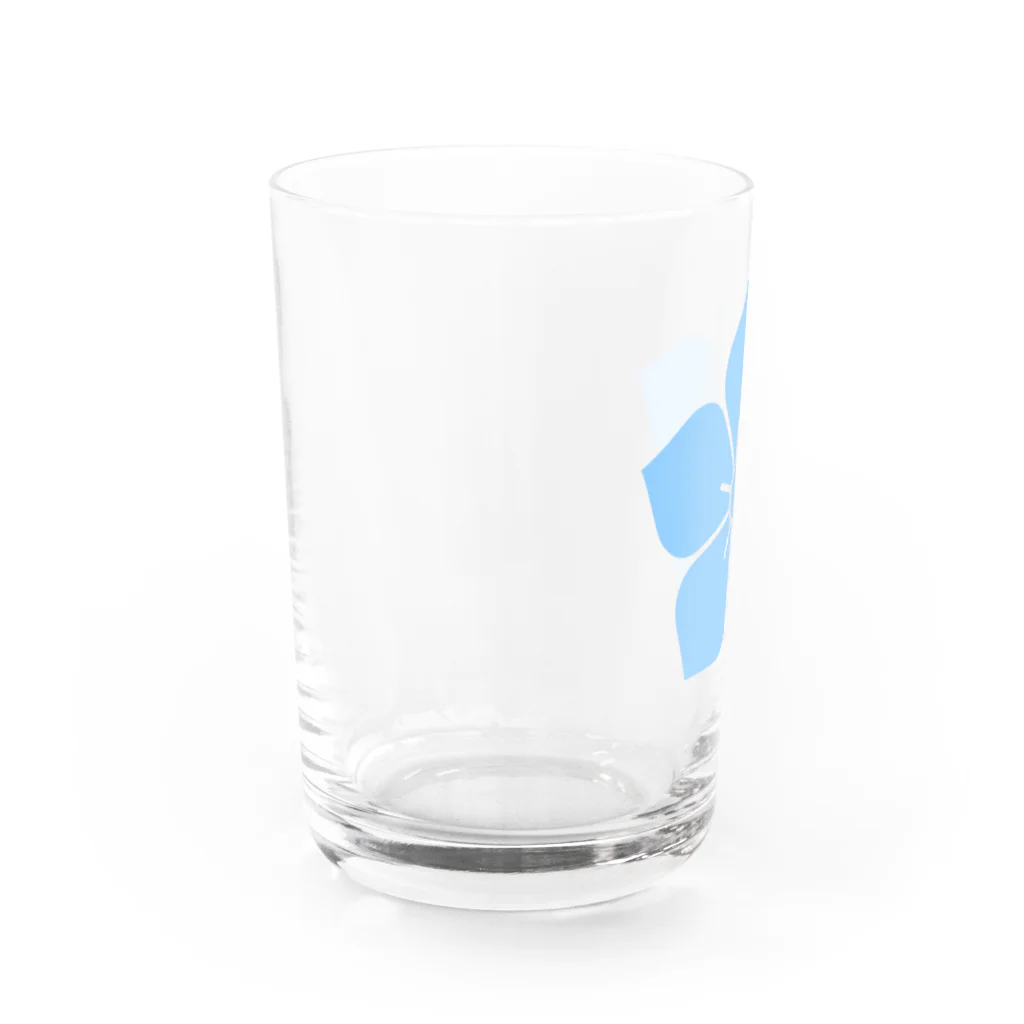 戦国神社 -戦国グッズ専門店-の明智光秀（水色桔梗紋） Water Glass :left