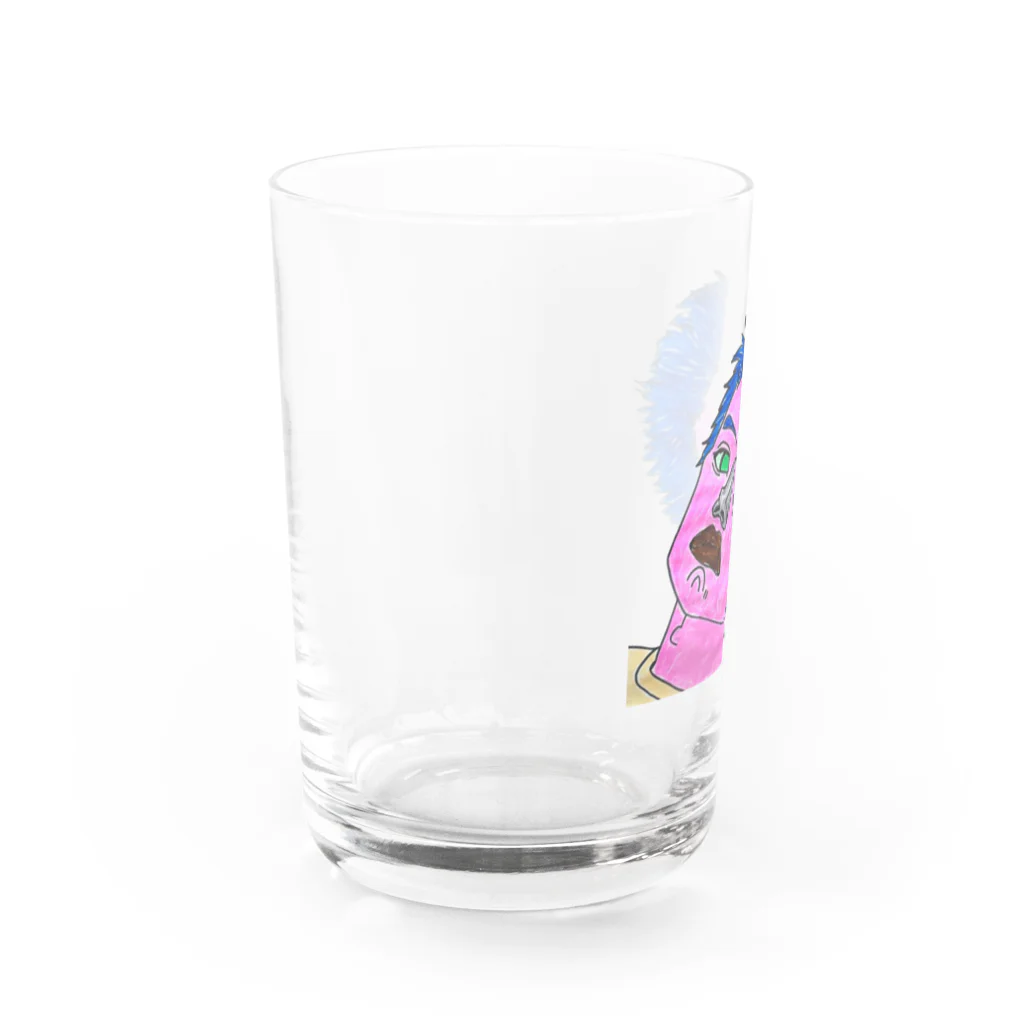 4221_kmmの2人の匂い Water Glass :left