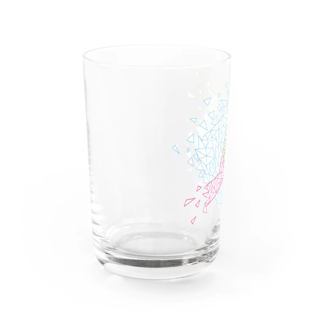 Wildflowerの手と手 Water Glass :left