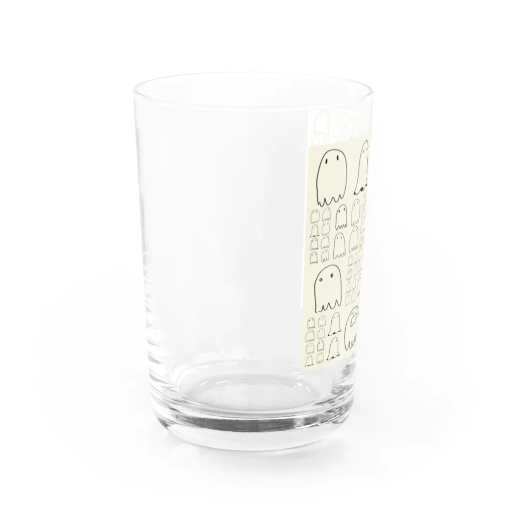 senbaku商店の再帰タイルのおばけたち Water Glass :left