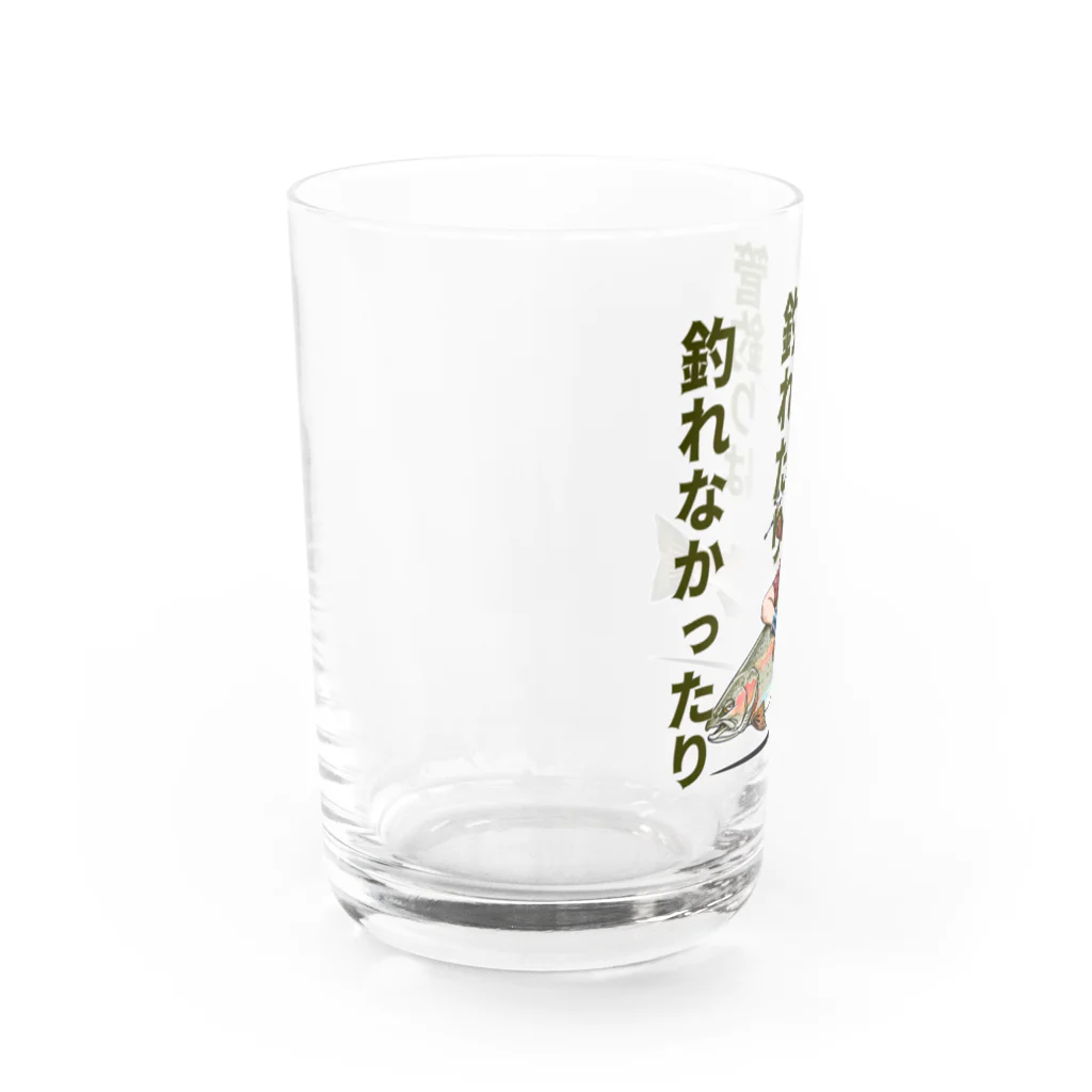 貧乏釣り部員五時レンジャー！公式ショップの管釣り語録 Water Glass :left