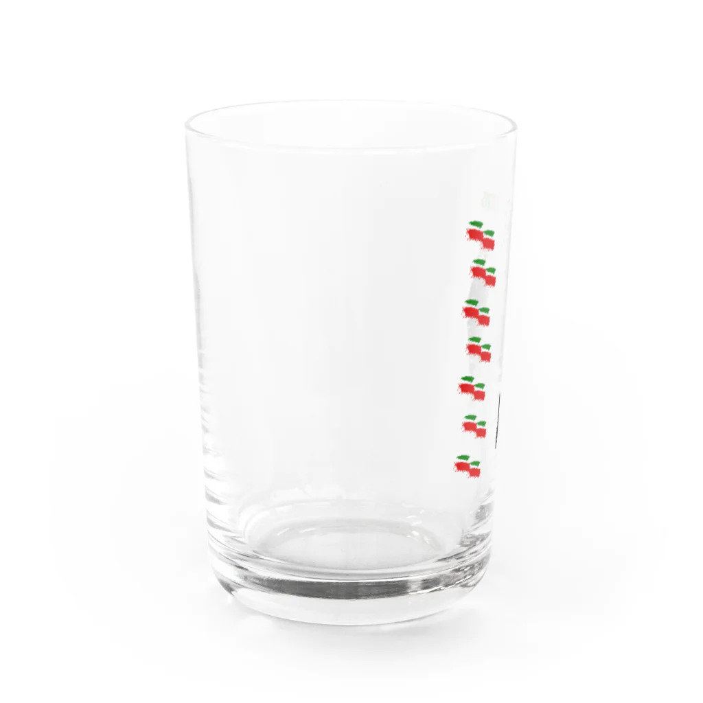 Thank you for your timeのSANTA365 Water Glass :left