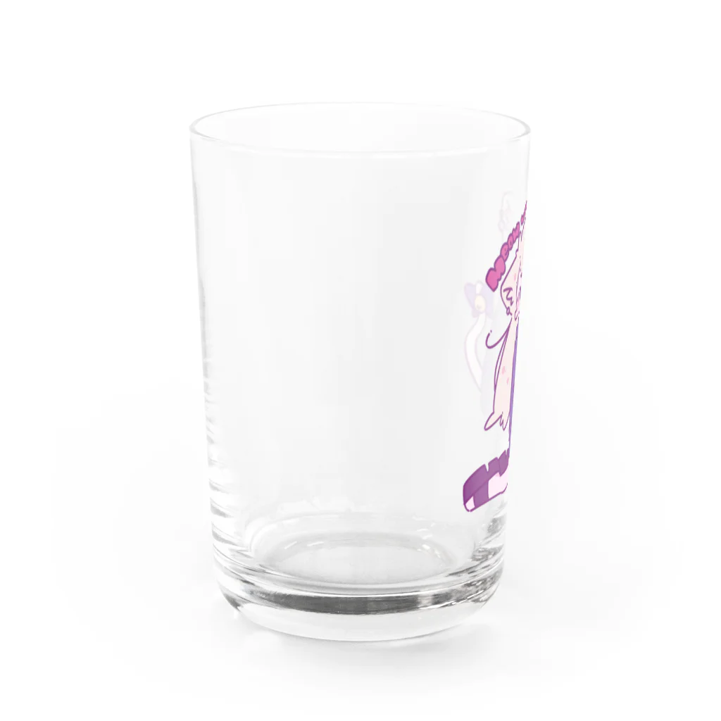 家畜ヘゥスのなにも知らないねこ Water Glass :left