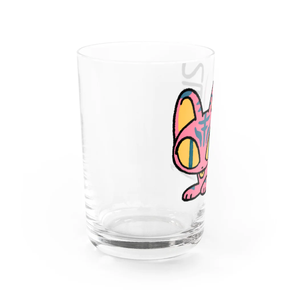 明日のねこちゃん Water Glass :left