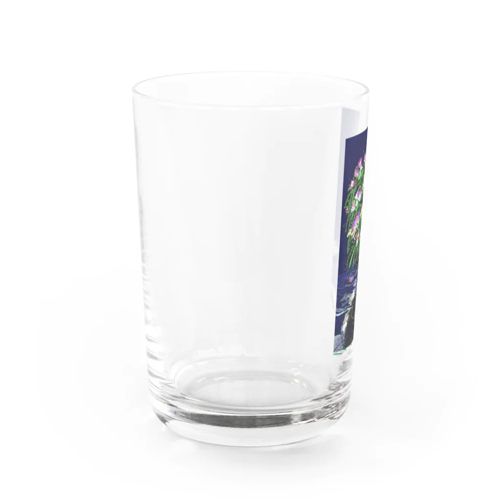 空が青いなのネムノキ Water Glass :left