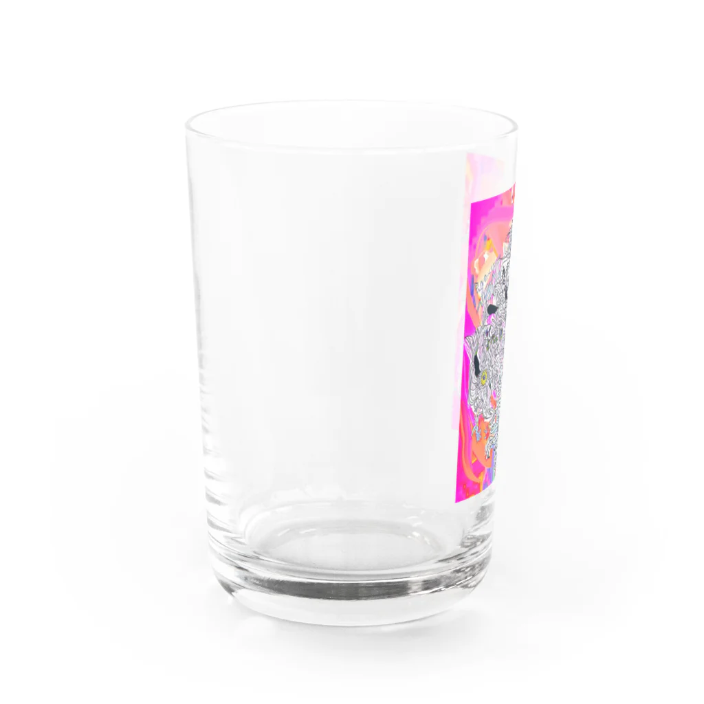 空が青いなのメーテイ Water Glass :left