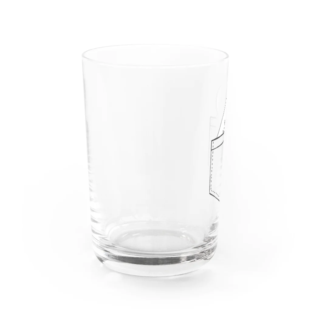 ないものねだりのポケットで放心(片目ver) Water Glass :left