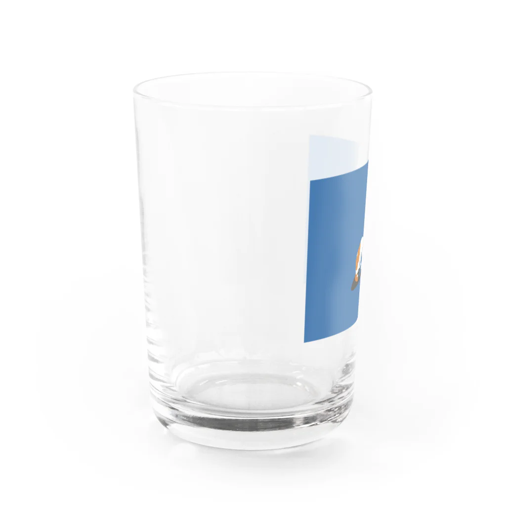 narubearfruitsのちょいちょいしたい猫 Water Glass :left