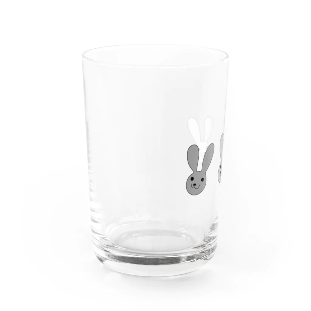 tomo.comのうさぎのうーちゃん Water Glass :left