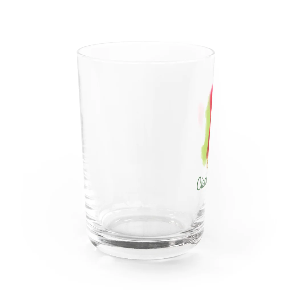 NoviiicovのCiao ciao!🇮🇹 Water Glass :left