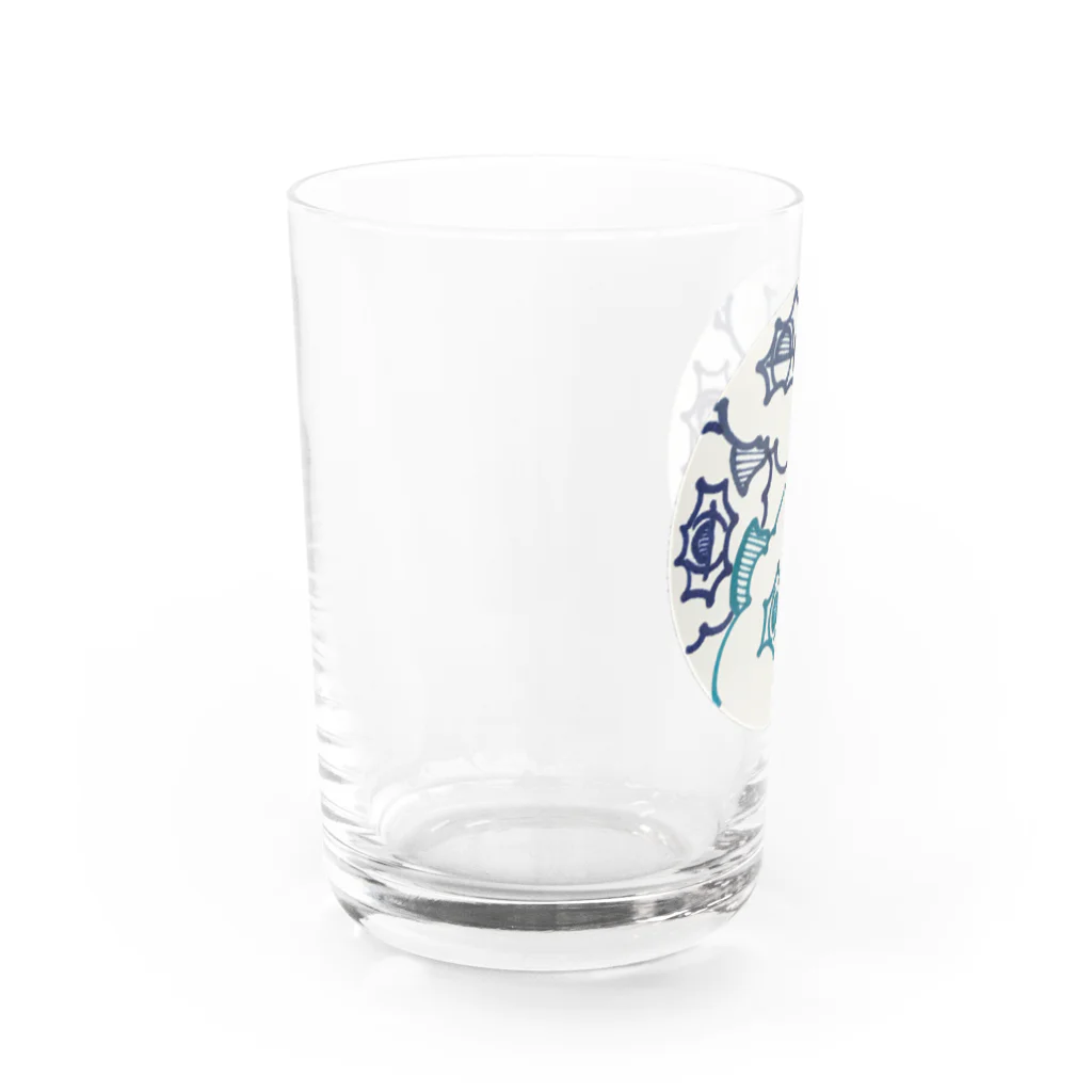 38_のもふもふないきもの Water Glass :left