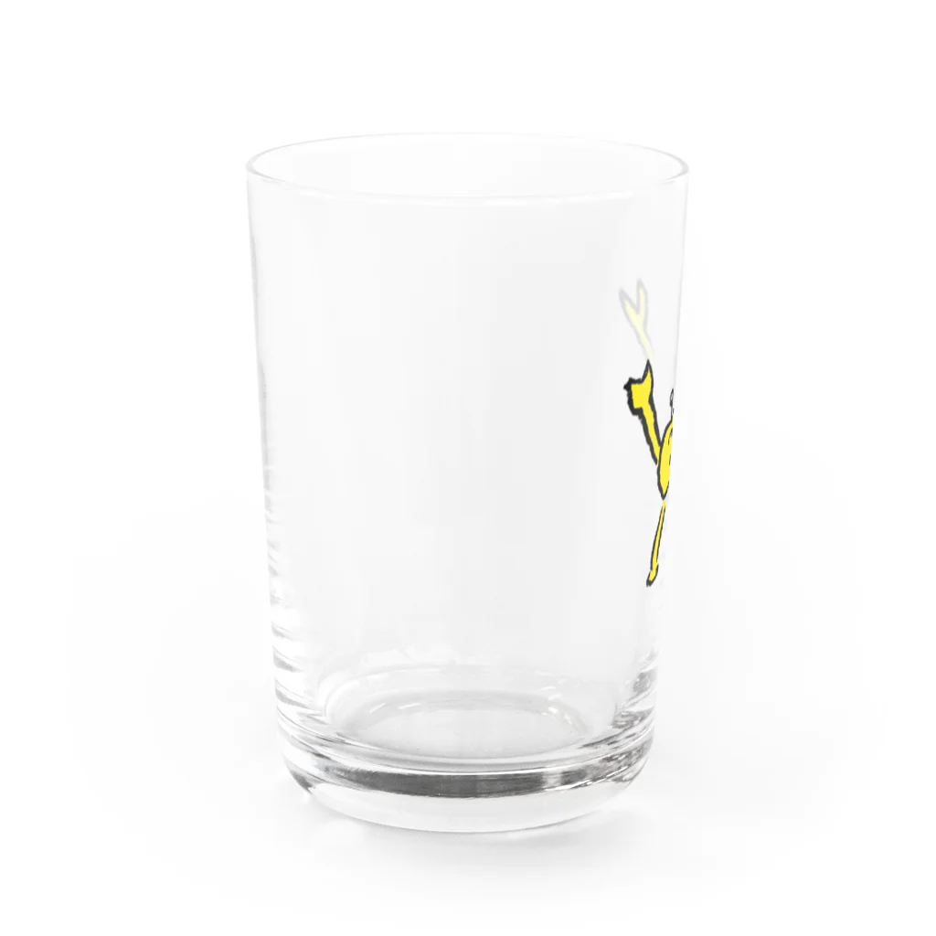 しまだあやショップの黄色いサワガニ Water Glass :left