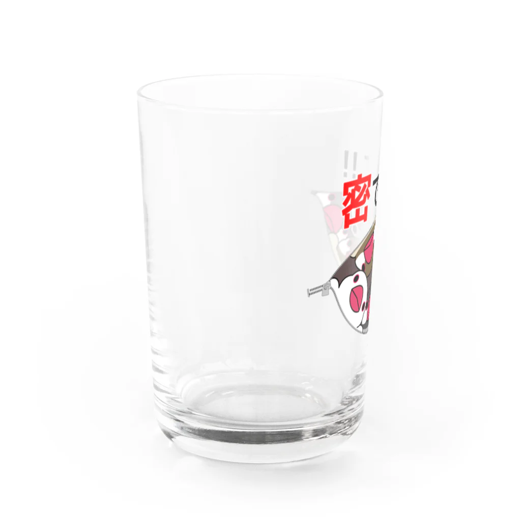 まめるりはことりの密です！文鳥さん【まめるりはことり】 Water Glass :left