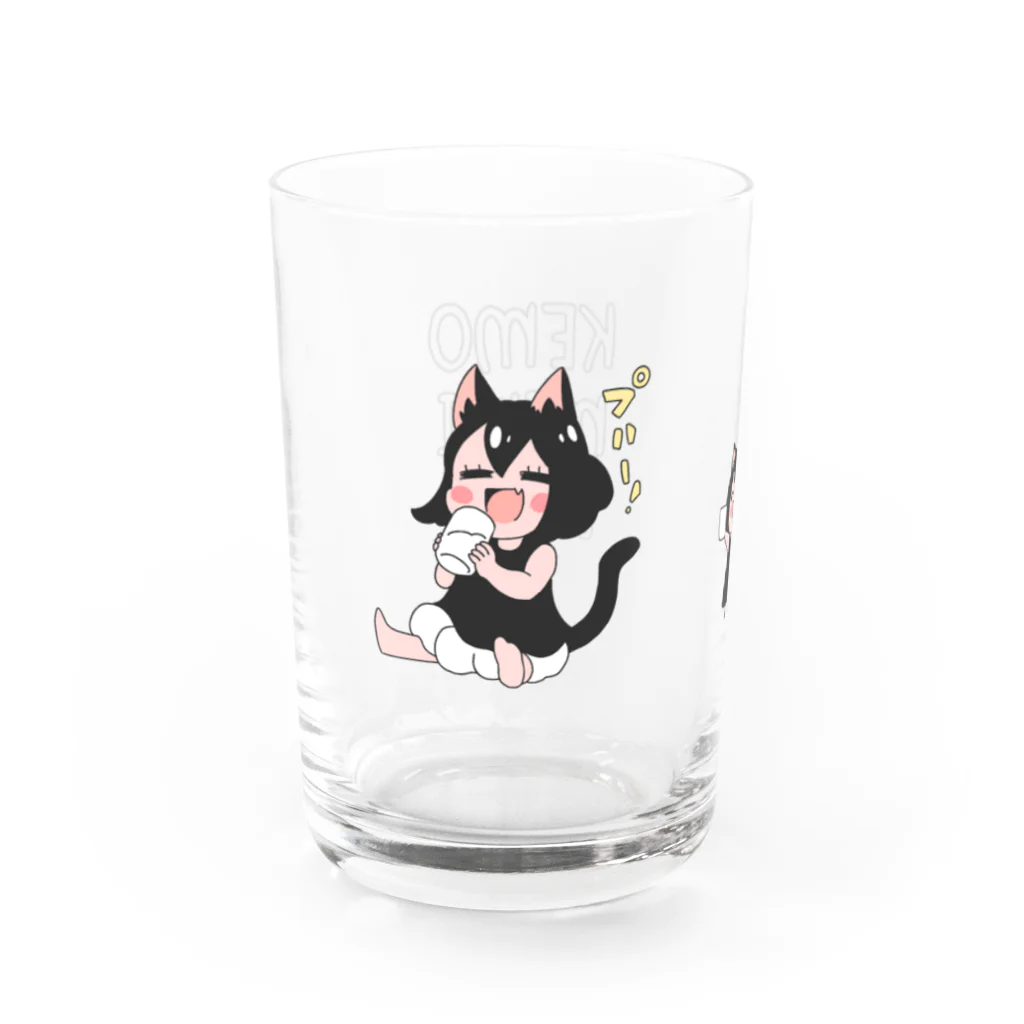 AKINO SHOPのKEMOMIMI～元気汁～ Water Glass :left