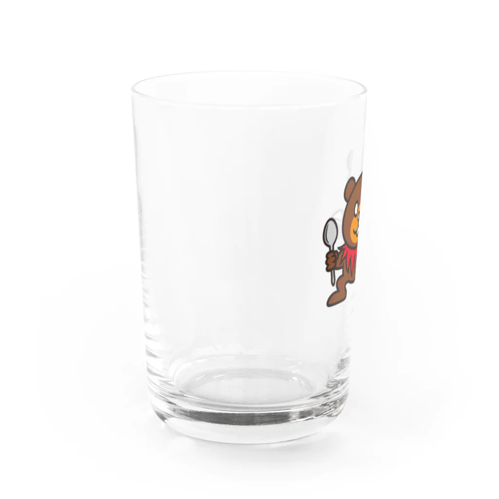 AJISAIdesignのカレー ベアー Water Glass :left